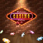 Ilustrasi permainan slot online dengan desain modern